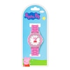 Thumbnail Image 3 of Hasbro Peppa Pig Children's Pink Printed Time Teacher Strap Watch