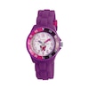 Thumbnail Image 0 of Tikkers Children's Purple Silicone Strap Butterfly Time Teacher Watch