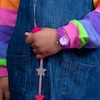 Thumbnail Image 7 of Tikkers Children's Purple Silicone Strap Butterfly Time Teacher Watch