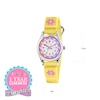 Thumbnail Image 0 of Tikkers Children's Yellow Fabric Strap Flower Time Teacher Watch