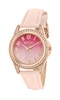 Thumbnail Image 1 of Tikkers Children's Light Pink PU Strap Ombre Glitter Dial Watch