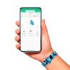 Thumbnail Image 4 of Tikkers Children's Series 1 Printed Camo Blue Silicone Strap Activity Tracker