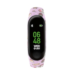 Tikkers Children's Series 1 Printed Lilac Unicorns Silicone Strap Activity Tracker