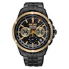 Thumbnail Image 1 of Seiko Coutura Men's Black Dial Chronograph Black IP Bracelet Watch