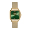 Thumbnail Image 1 of Olivia Burton 28mm Grosvenor Green Dial & Gold-Tone Mesh Strap Watch