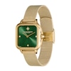 Thumbnail Image 2 of Olivia Burton 28mm Grosvenor Green Dial & Gold-Tone Mesh Strap Watch