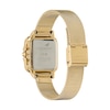 Thumbnail Image 4 of Olivia Burton 28mm Grosvenor Green Dial & Gold-Tone Mesh Strap Watch