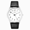 Thumbnail Image 0 of Limit Men's White Dial Black Polyurethane Leather Strap Watch