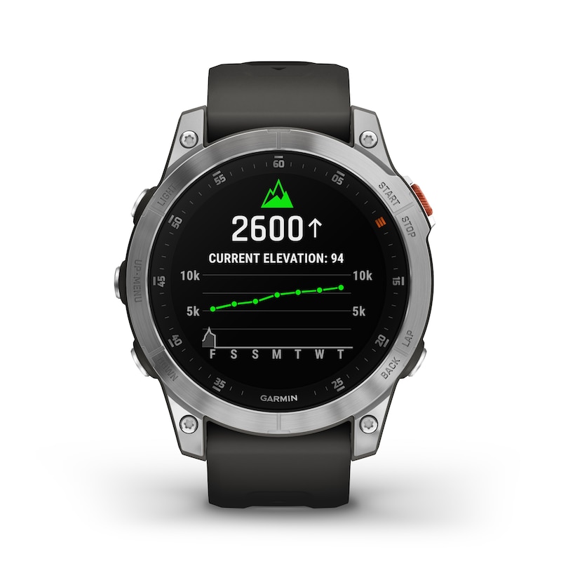 Garmin Epix (Gen 2) Black Silicone Strap Smartwatch