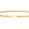 Thumbnail Image 3 of 9ct Yellow Gold 7.5" Fancy Wheat Chain Bracelet