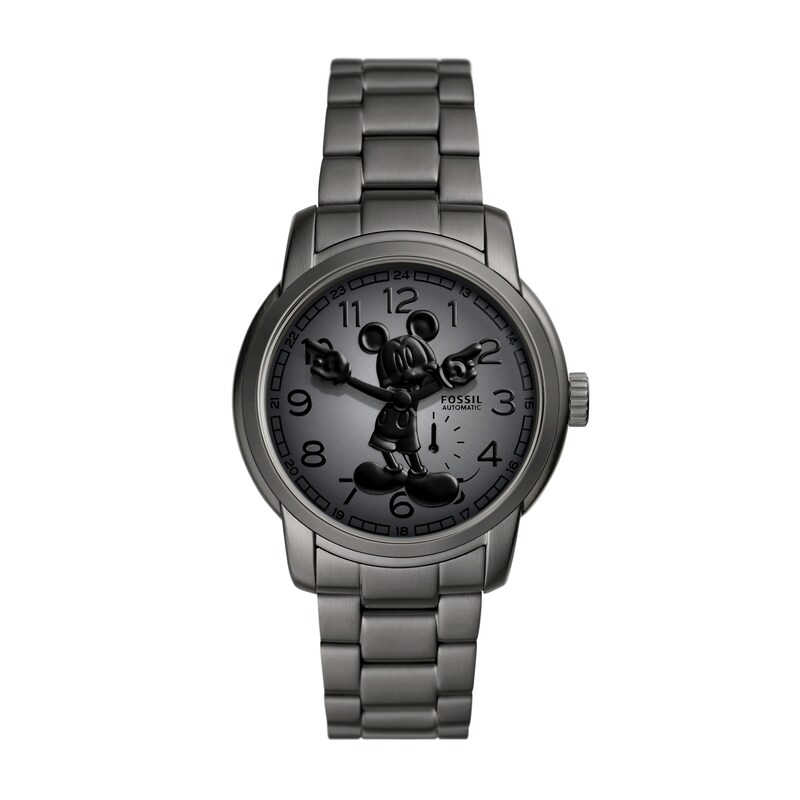 Main Image 1 of Fossil Disney Mickey Mouse Limited Edition Smoke Stainless Steel Bracelet Watch