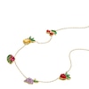 Thumbnail Image 3 of Fossil Ladies' Willy Wonka Special Edition Gold Tone Stainless Steel Station Necklace