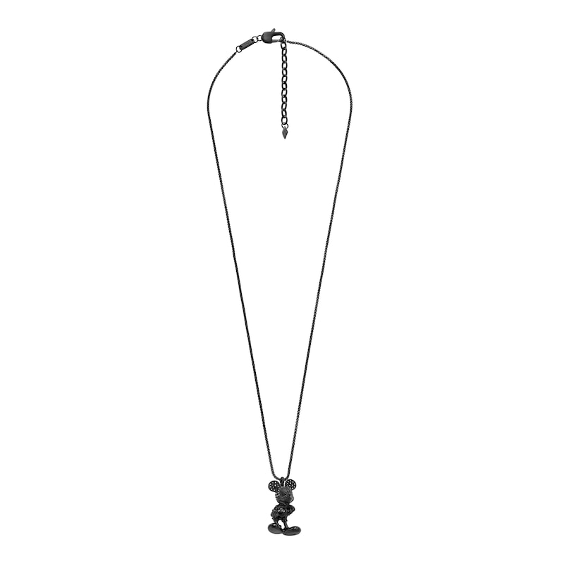Fossil Men's Disney Special Edition Black Stainless Steel Chain Necklace