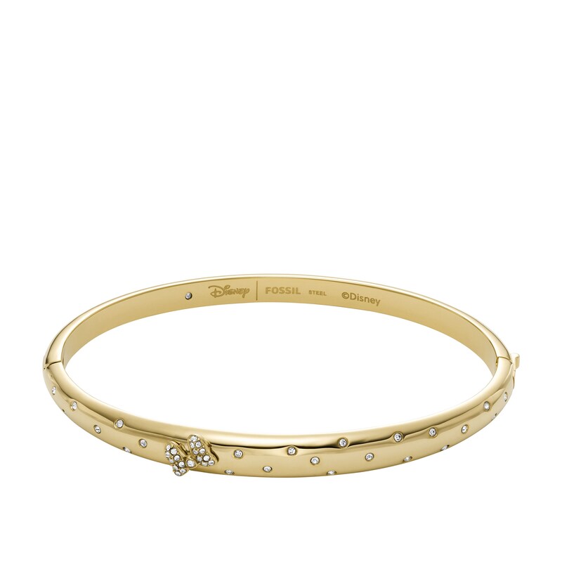 Fossil Ladies' Disney Special Edition Gold Tone Stainless Steel Bangle