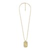 Thumbnail Image 2 of Fossil Ladies' Disney x Fossil Special Edition Gold Tone Stainless Steel Dog Tag Necklace