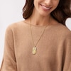 Thumbnail Image 4 of Fossil Ladies' Disney x Fossil Special Edition Gold Tone Stainless Steel Dog Tag Necklace