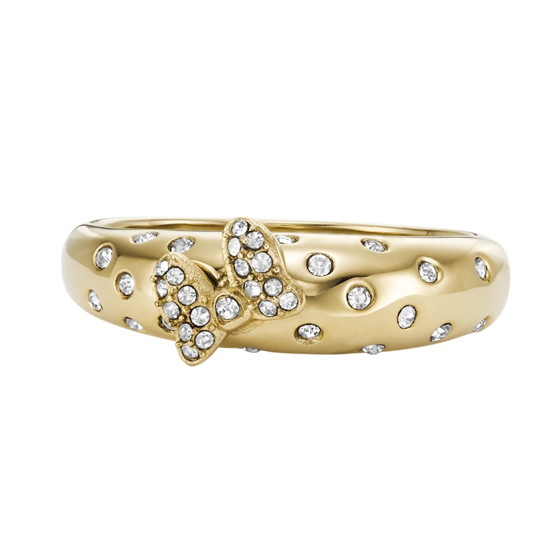 Main Image 1 of Fossil Ladies' Disney Special Edition Gold Tone Stainless Steel Ring