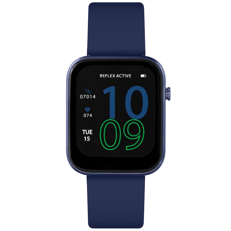 Main Image 1 of Reflex Active Men's Series 12 Navy Silicone Strap Smart Watch