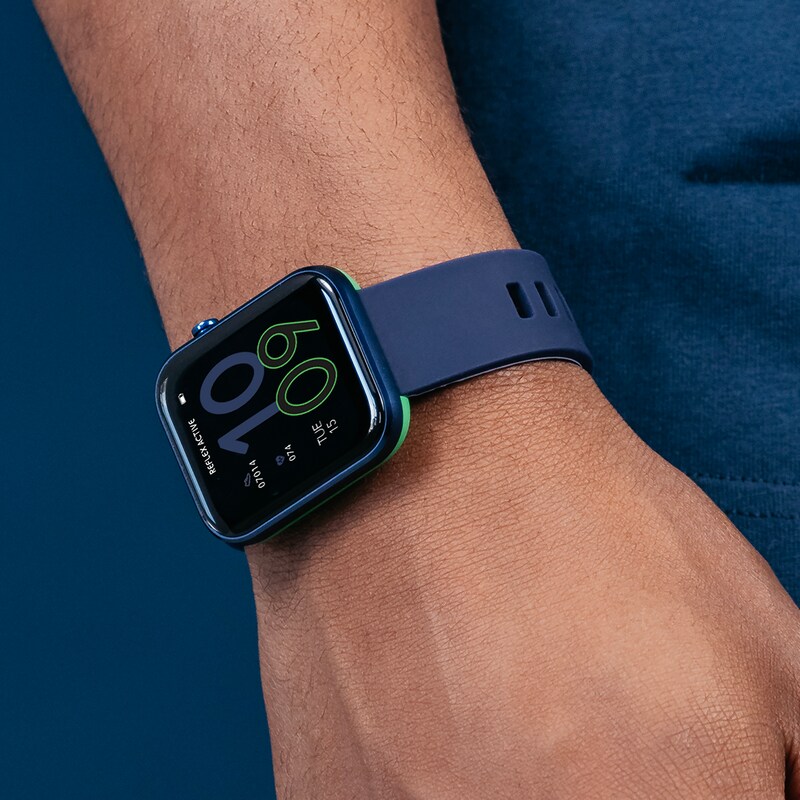Main Image 2 of Reflex Active Men's Series 12 Navy Silicone Strap Smart Watch