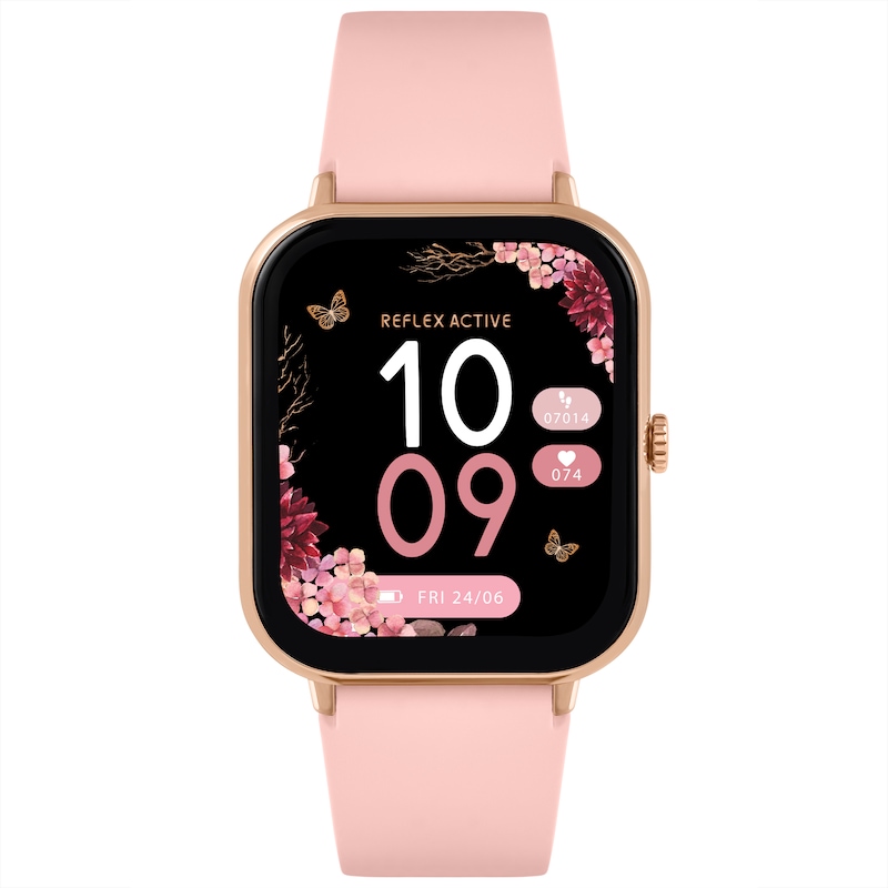 Main Image 1 of Reflex Active Ladies' Series 23 RGP Pink Strap Smart Watch