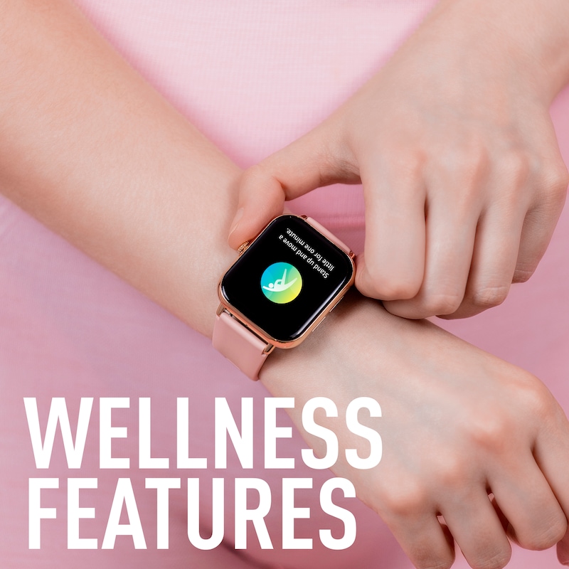 Main Image 3 of Reflex Active Ladies' Series 23 RGP Pink Strap Smart Watch