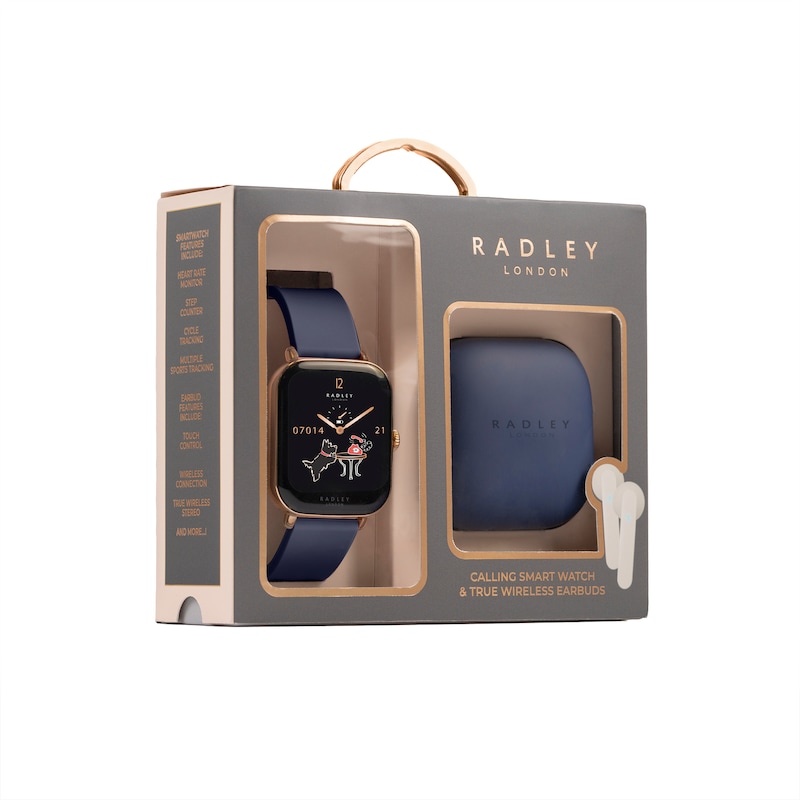 Main Image 6 of Radley Ladies' Series 20 Ink Smart Watch With True Wireless Earphones