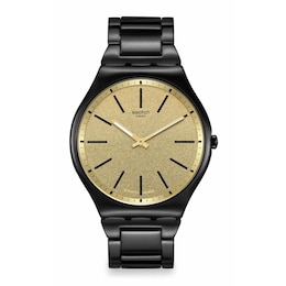 Swatch Skin Irony Black PVD Bracelet Watch