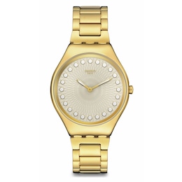 Swatch Skin Irony Gold Tone PVD Bracelet Watch