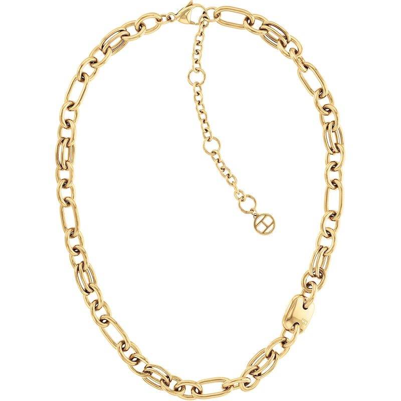 Tommy Hilfiger Ladies' Gold Tone Stainless Steel Link Necklace