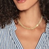 Thumbnail Image 1 of Tommy Hilfiger Ladies' Gold Tone Stainless Steel Link Necklace