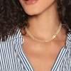 Thumbnail Image 2 of Tommy Hilfiger Ladies' Gold Tone Stainless Steel Link Necklace