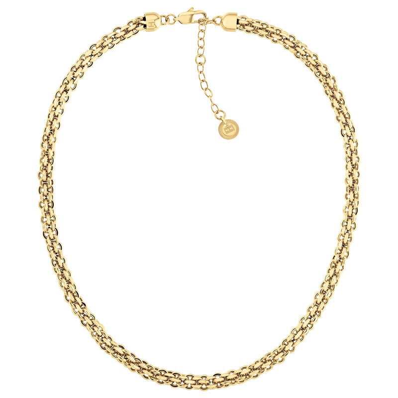 Tommy Hilfiger Ladies' Gold Tone Stainless Steel Chain Necklace