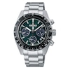 Thumbnail Image 1 of Seiko Men's Prospex 'Deep Green' Chronograph Green Dial Stainless Steel Bracelet Watch