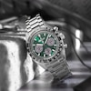 Thumbnail Image 6 of Seiko Men's Prospex 'Deep Green' Chronograph Green Dial Stainless Steel Bracelet Watch
