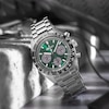 Thumbnail Image 7 of Seiko Men's Prospex 'Deep Green' Chronograph Green Dial Stainless Steel Bracelet Watch