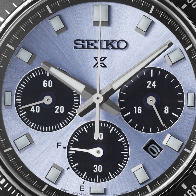 Main Image 2 of Seiko Men's Prospex 'Crystal Trophy' Blue Chronograph Dial Stainless Steel Bracelet Watch