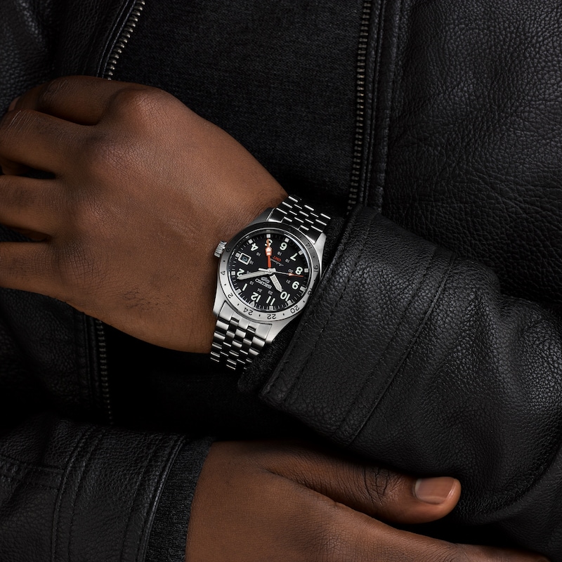 Main Image 7 of Seiko 5 Sports "FIELD" Men's Black Dial Stainless Steel Bracelet Watch