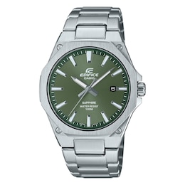 Casio Edifice EFR-S108D-3AVUEF Green Dial Stainless Steel Bracelet Watch
