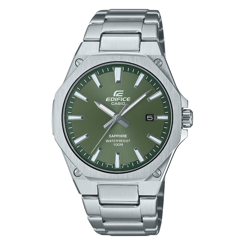 Main Image 1 of Casio Edifice EFR-S108D-3AVUEF Green Dial Stainless Steel Bracelet Watch