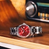 Thumbnail Image 4 of Casio Collection MTP-1302PD-4AVEF Red Dial Stainless Steel Bracelet Watch