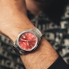 Thumbnail Image 6 of Casio Collection MTP-1302PD-4AVEF Red Dial Stainless Steel Bracelet Watch