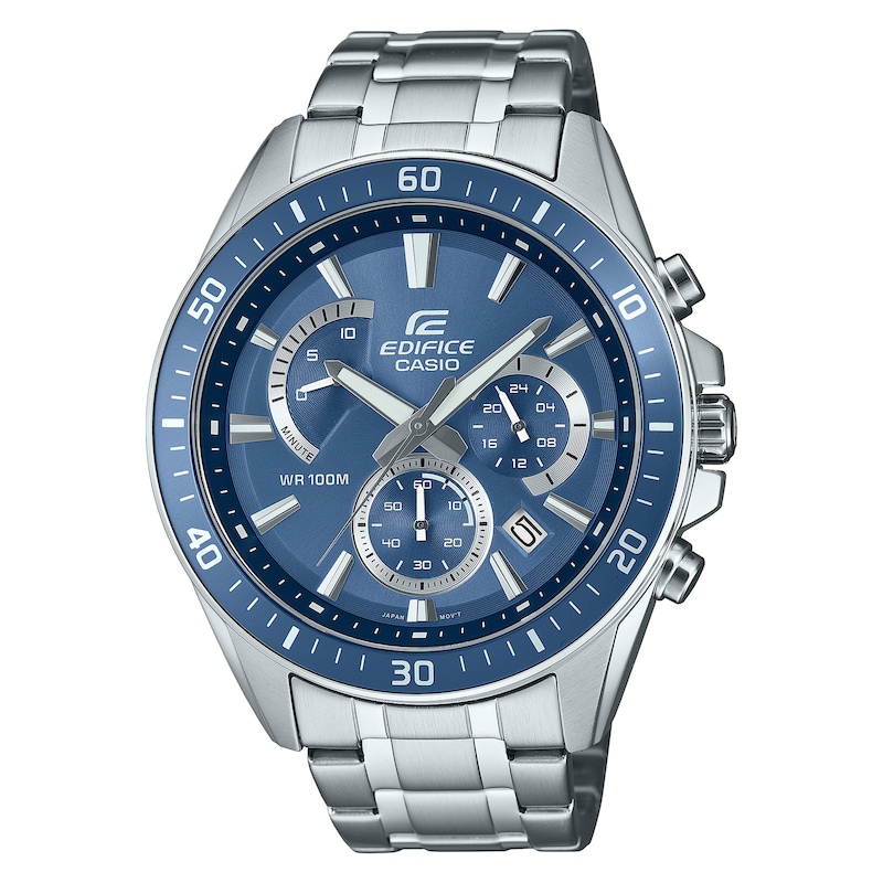 Main Image 1 of Casio Edifice EFR-552D-2AVUEF Men's Blue Dial Stainless Steel Bracelet Watch