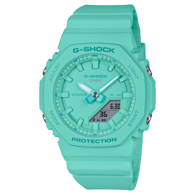 G-Shock GMA-P2100-2AER Turquoise Resin Strap Watch