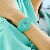 Thumbnail Image 3 of G-Shock GMA-P2100-2AER Turquoise Resin Strap Watch