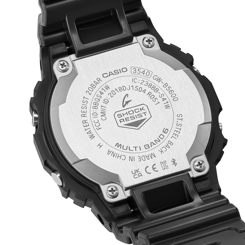 G-Shock GW-B5600CY-1ER Digital Dial Black Resin Strap Watch