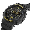 Thumbnail Image 4 of G-Shock GA-100CY-1AER Yellow Detailing Black Resin Strap Watch