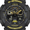Thumbnail Image 7 of G-Shock GA-100CY-1AER Yellow Detailing Black Resin Strap Watch