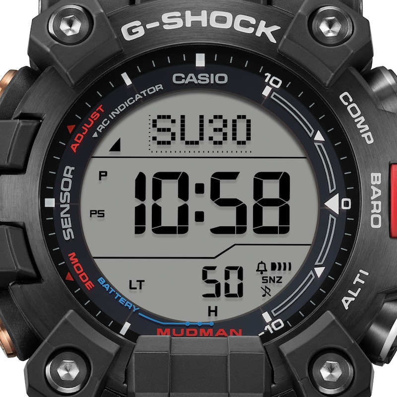 G-Shock Mudman GW-9500TLC-1ER Men's Black Resin Strap Watch