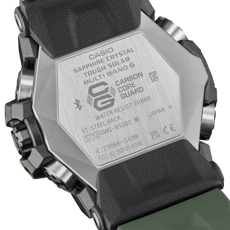 Main Image 4 of G-Shock Mudmaster GWG-B1000-3AER Men's Green Resin Strap Watch