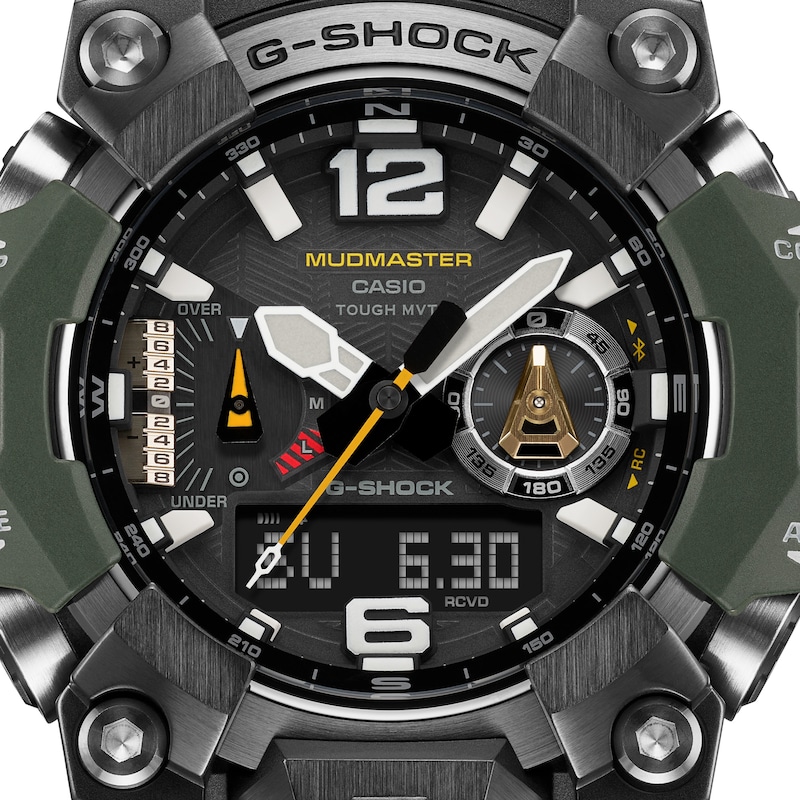 Main Image 6 of G-Shock Mudmaster GWG-B1000-3AER Men's Green Resin Strap Watch